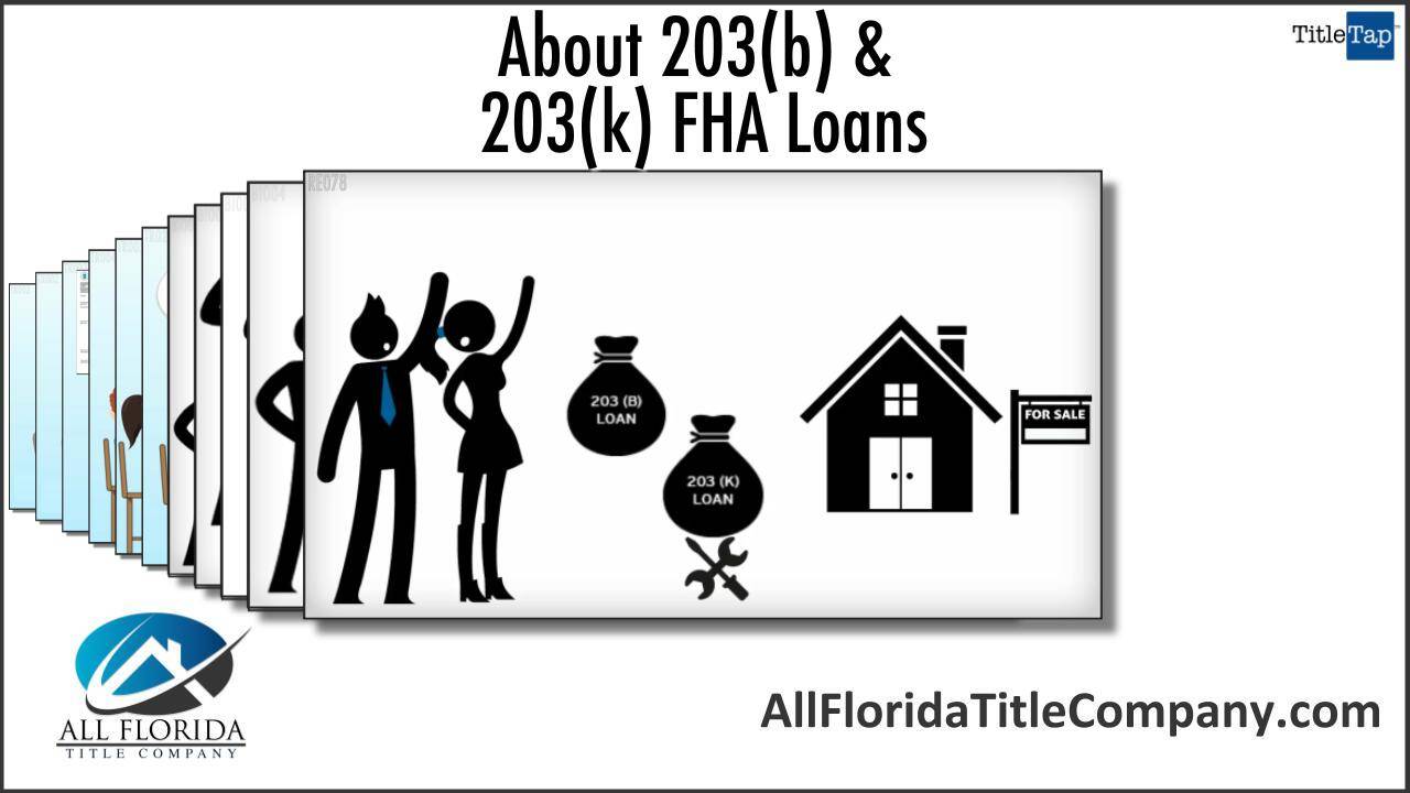What Are 203(B) And 203(K) Loans?